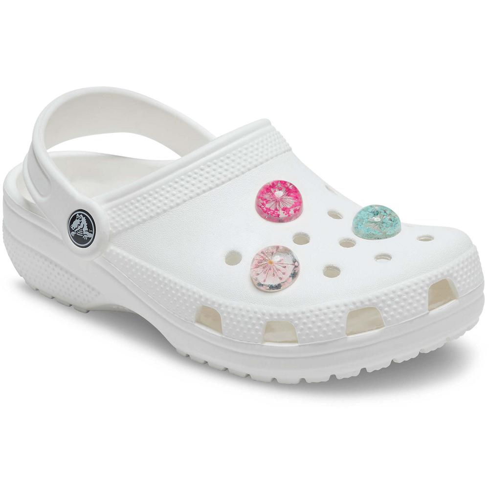 Crocs Encapsulated Flower 3 Pack Men Jibbitz Charms | PWOULR469