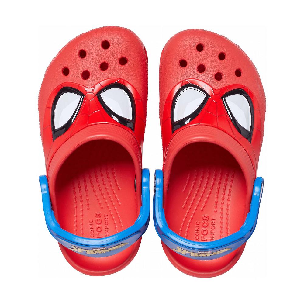 Crocs Fun Lab Classic I AM Spiderman Kids' Clogs Red | TZJAUB841