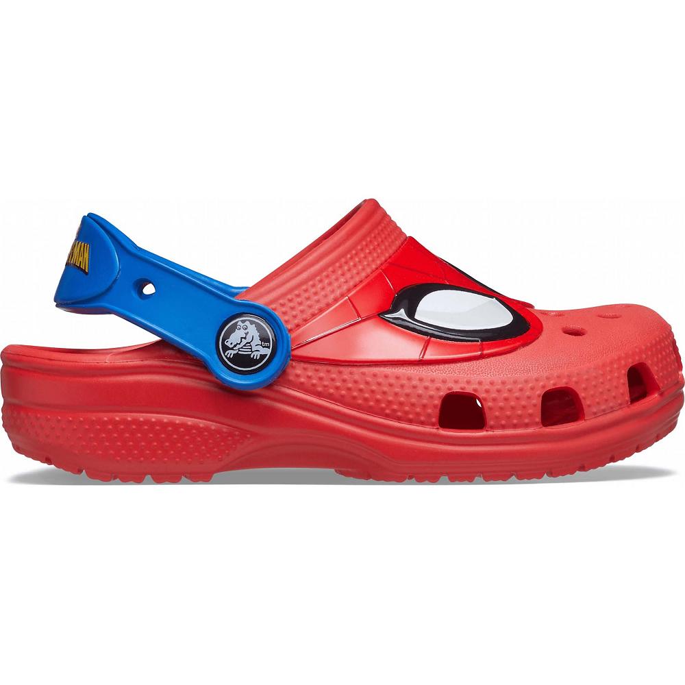 Crocs Fun Lab Classic I AM Spiderman Kids' Clogs Red | TZJAUB841