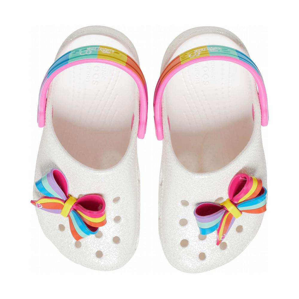 Crocs Fun Lab JoJo Siwa Kids' Clogs White | QNAORZ971