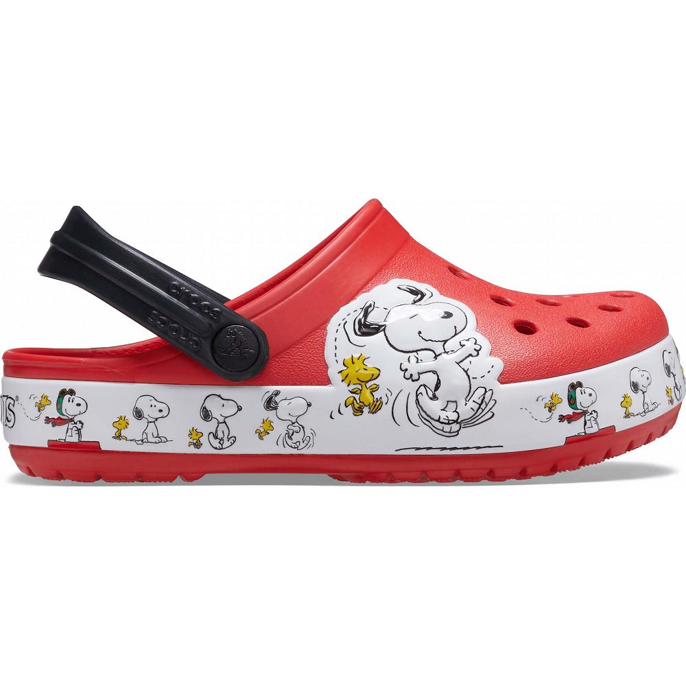 Crocs Fun Lab Snoopy Woodstock Kids' Clogs Red | FNMCXD483