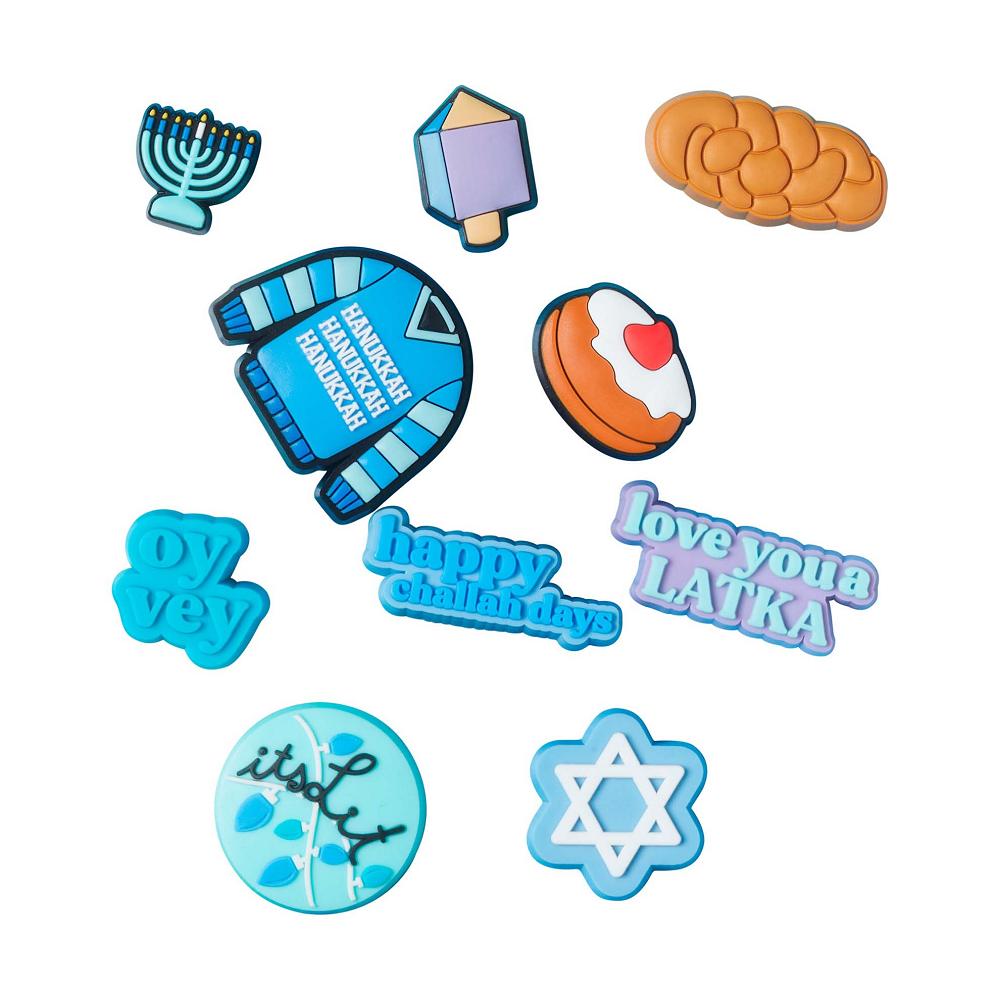 Crocs Hanukkah 10 Pack Men Jibbitz Charms | TDAJCI832
