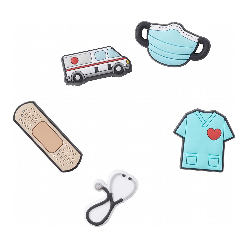 Crocs Healthcare Hero 5 Pack Men Jibbitz Charms | ULWRMS401