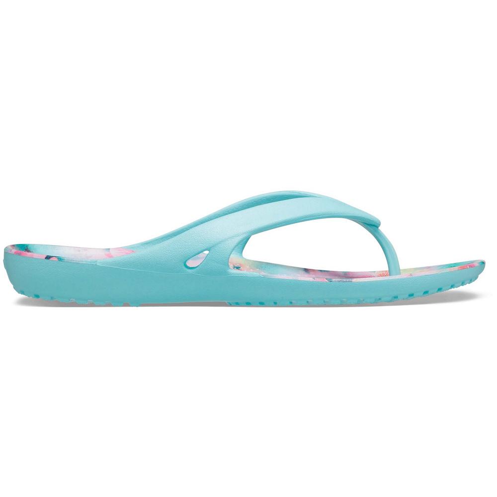 Crocs Kadee II Dream Women Flip Flops Mint / Multicolor | VSXWIY643