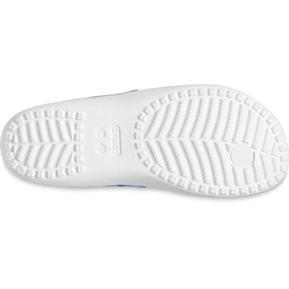 Crocs Kadee II Printed Women Flip Flops White / Purple | XFAQHZ715