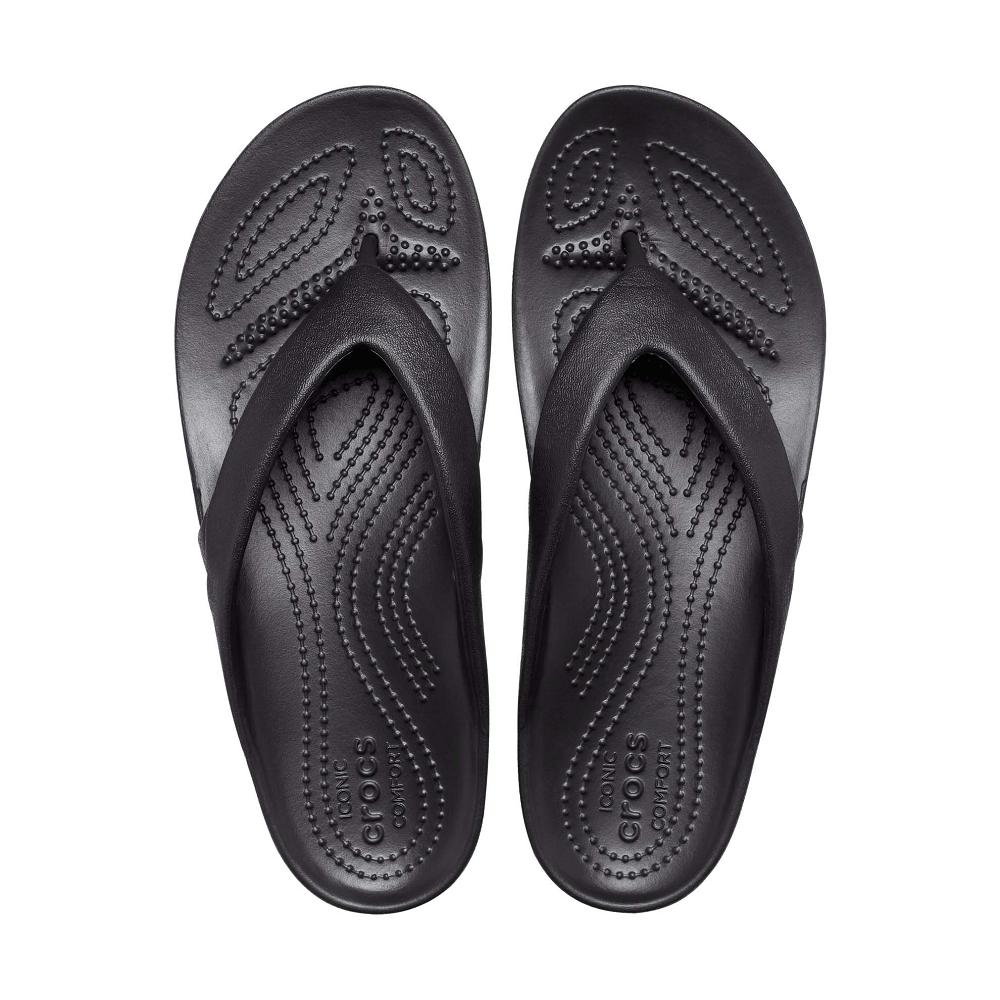 Crocs Kadee II Women Flip Flops Black | FQPRKB714
