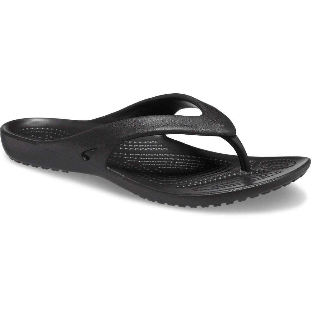Crocs Kadee II Women Flip Flops Black | FQPRKB714