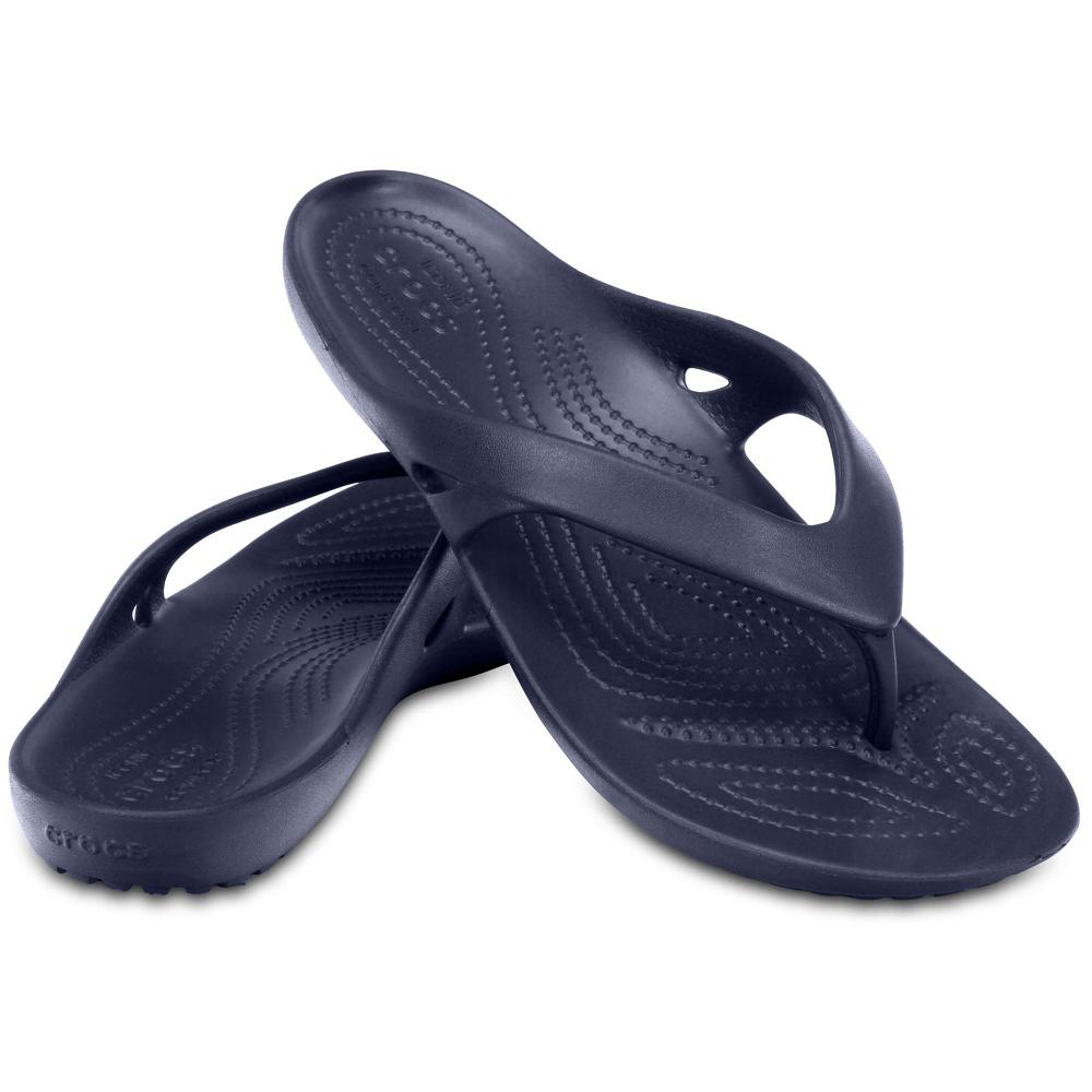 Crocs Kadee II Women Flip Flops Navy | YROGPC806