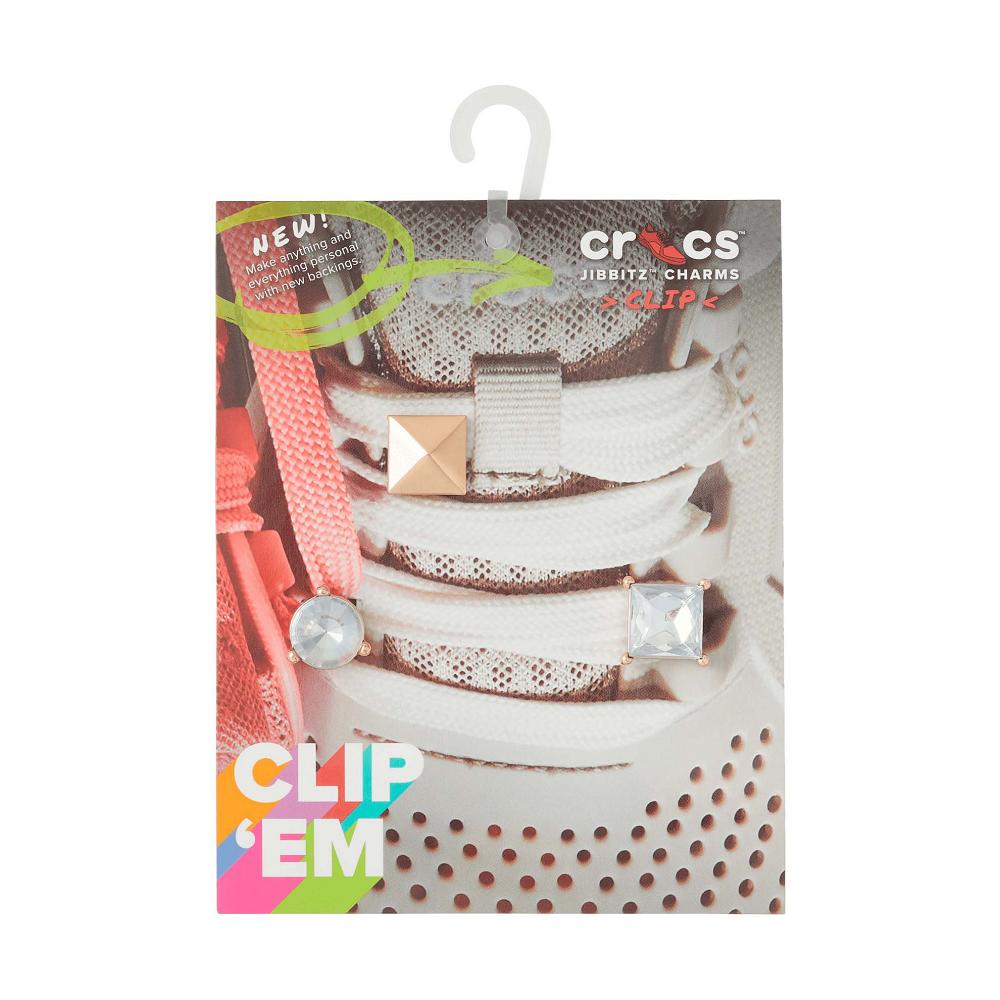 Crocs Lace Elevated Shoelery 3 Pack Men Jibbitz Charms | PEATDX421
