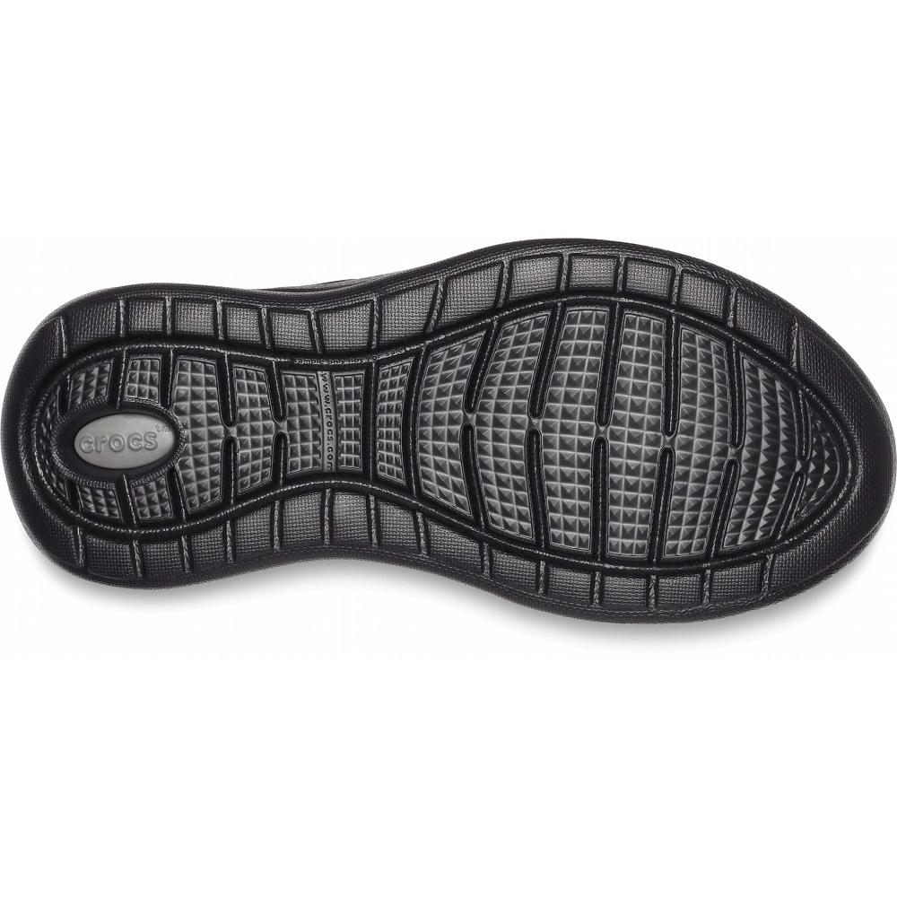 Crocs LiteRide™ Pacer Kids' Sneakers Black | BKEZJR140