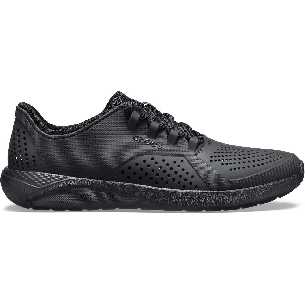 Crocs LiteRide™ Pacer Men Sneakers Black | RXDOBG208