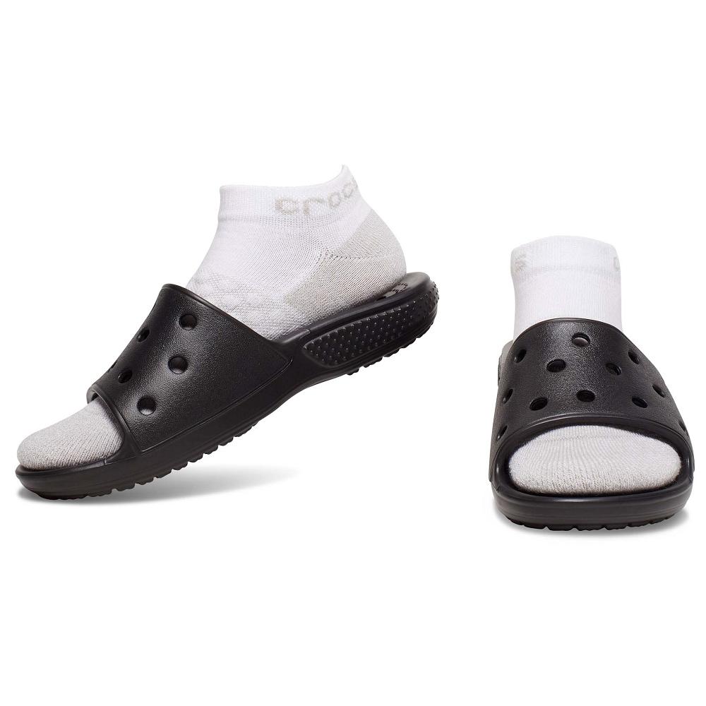 Crocs Low Evergreen 3New Zealand -Packs Kids' Socks White | FQSKTI758