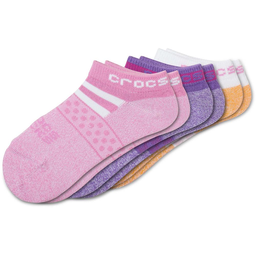 Crocs Low Heart 3New Zealand -Pack Kids\' Socks Multicolor | WQEAZC378