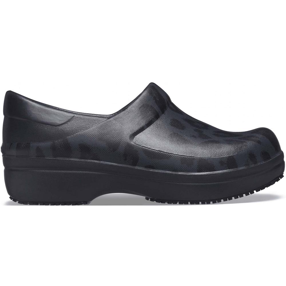 Crocs Neria Pro II Graphic Women Clogs Black | KQTAWJ124