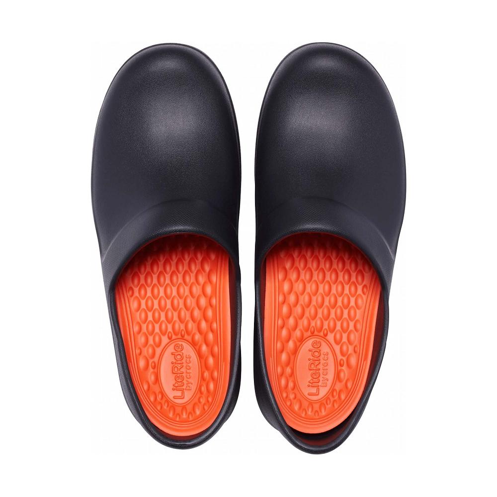 Crocs Neria Pro II LiteRide™ Women Clogs Black | HJQWUC406
