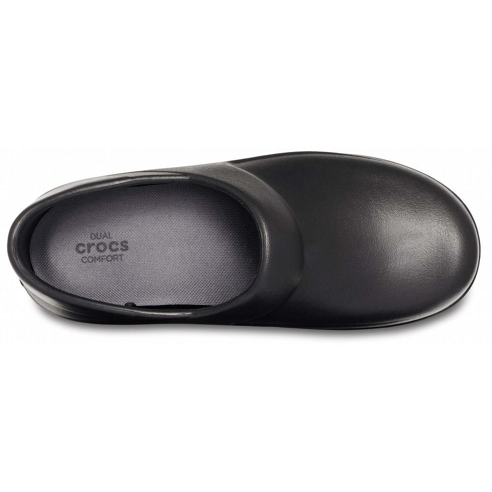 Crocs Neria Pro II Women Clogs Black | YAKMCU532