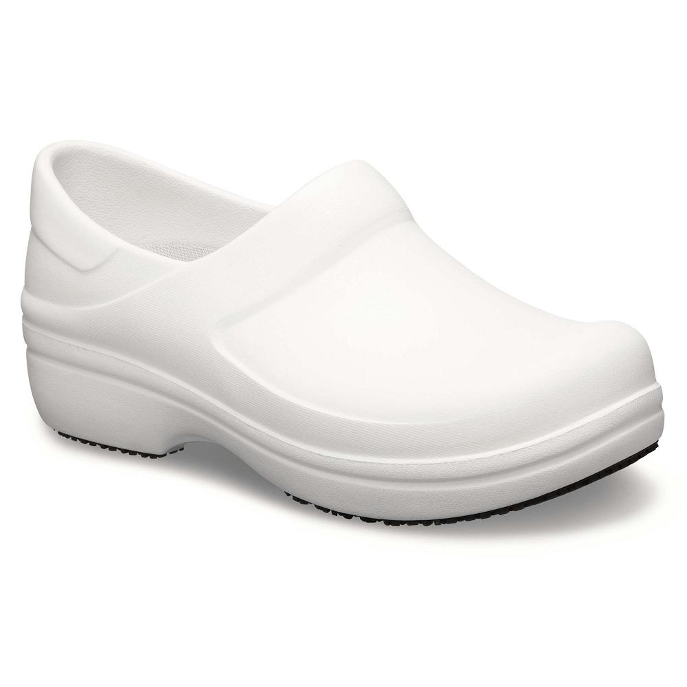 Crocs Neria Pro II Women Clogs White | VLOIEM934