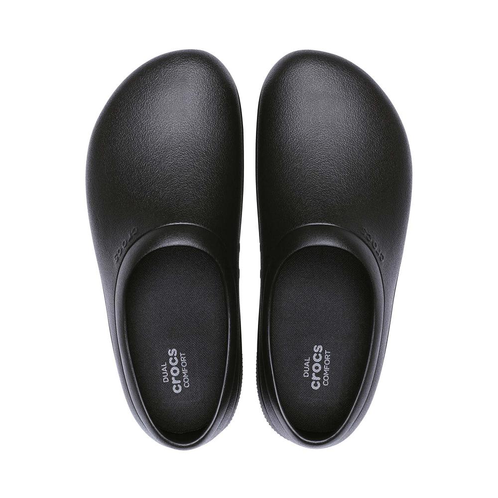 Crocs OnNew Zealand -TheNew Zealand -Clock Work SlipNew Zealand -On Men Clogs Black | YSWZXB208
