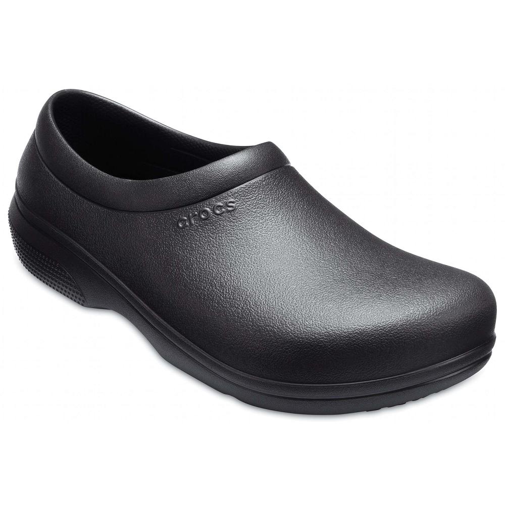 Crocs OnNew Zealand -TheNew Zealand -Clock Work SlipNew Zealand -On Men Clogs Black | YSWZXB208