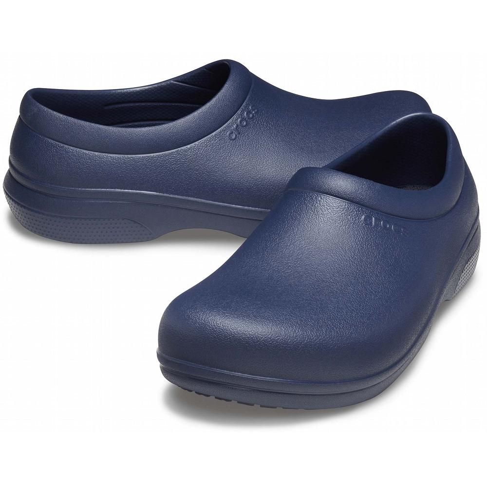 Crocs OnNew Zealand -TheNew Zealand -Clock Work SlipNew Zealand -On Men Clogs Navy | UTEQXA392