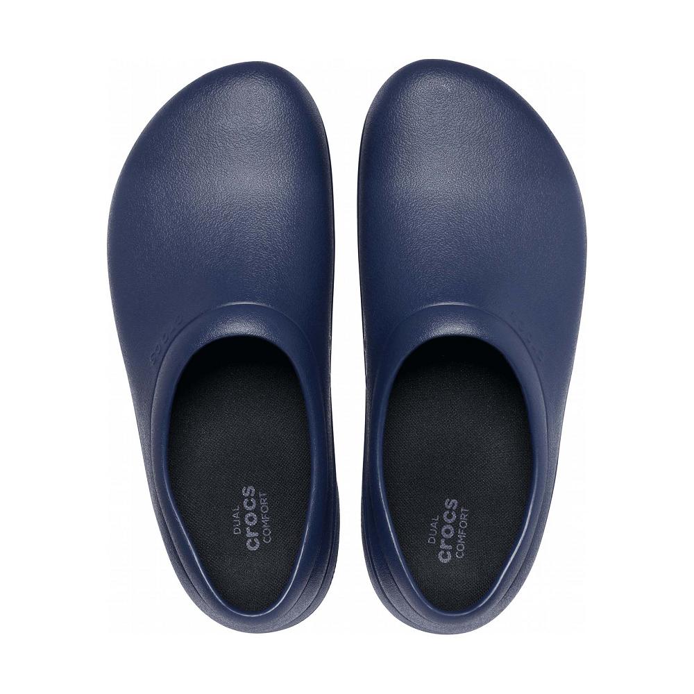 Crocs OnNew Zealand -TheNew Zealand -Clock Work SlipNew Zealand -On Men Clogs Navy | UTEQXA392