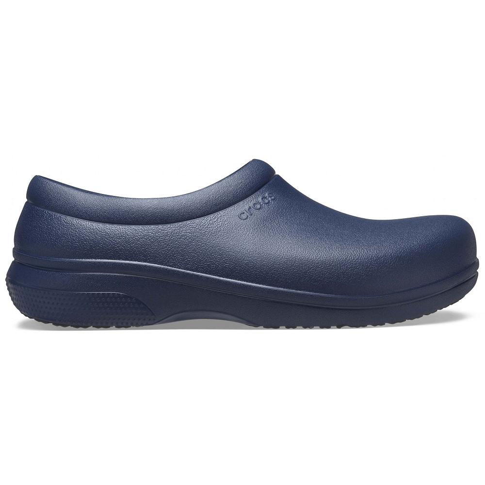 Crocs OnNew Zealand -TheNew Zealand -Clock Work SlipNew Zealand -On Men Clogs Navy | UTEQXA392