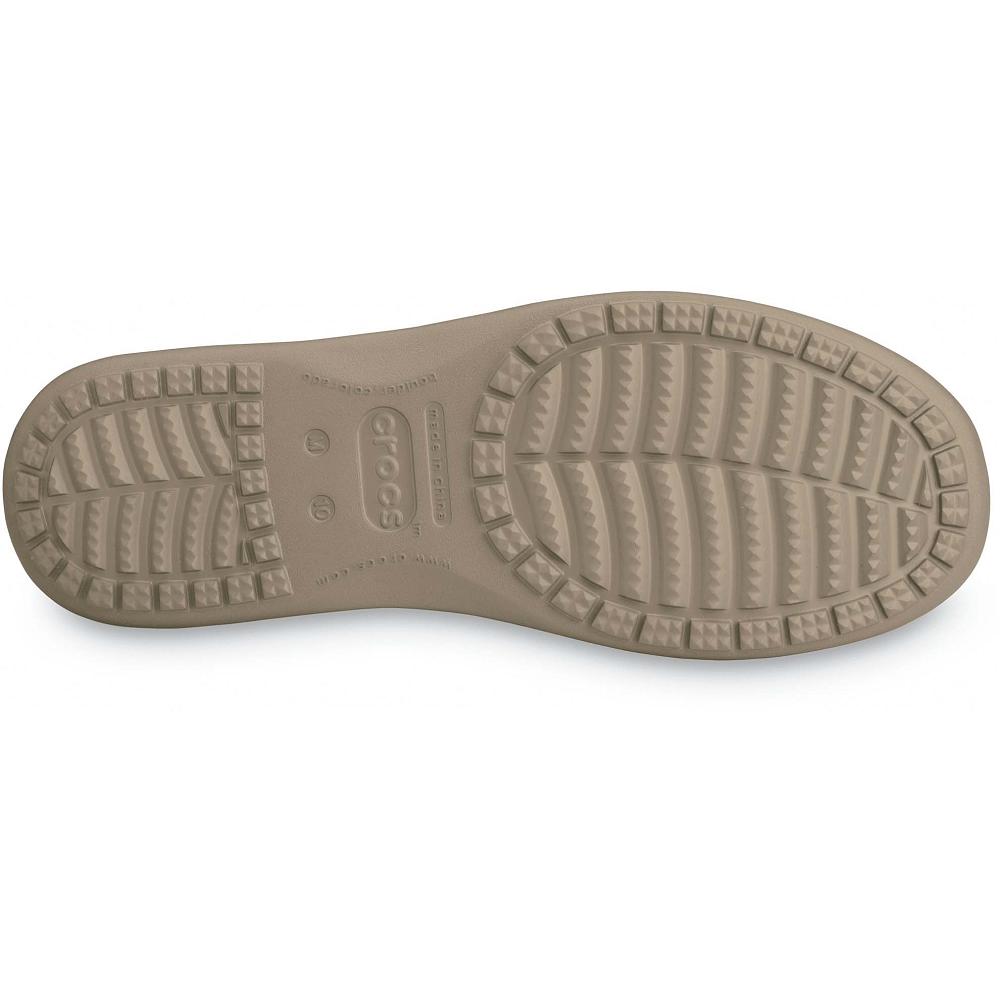 Crocs Santa Cruz SlipNew Zealand -On Men Loafers Grey Brown | PEBROW412