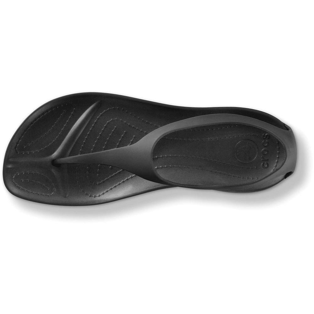 Crocs Sexi Women Flip Flops Black | OGEZCP520