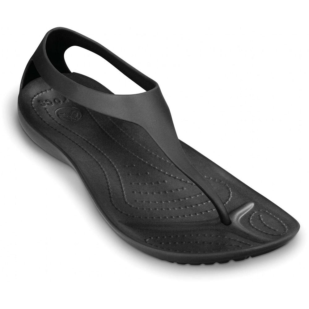 Crocs Sexi Women Flip Flops Black | OGEZCP520