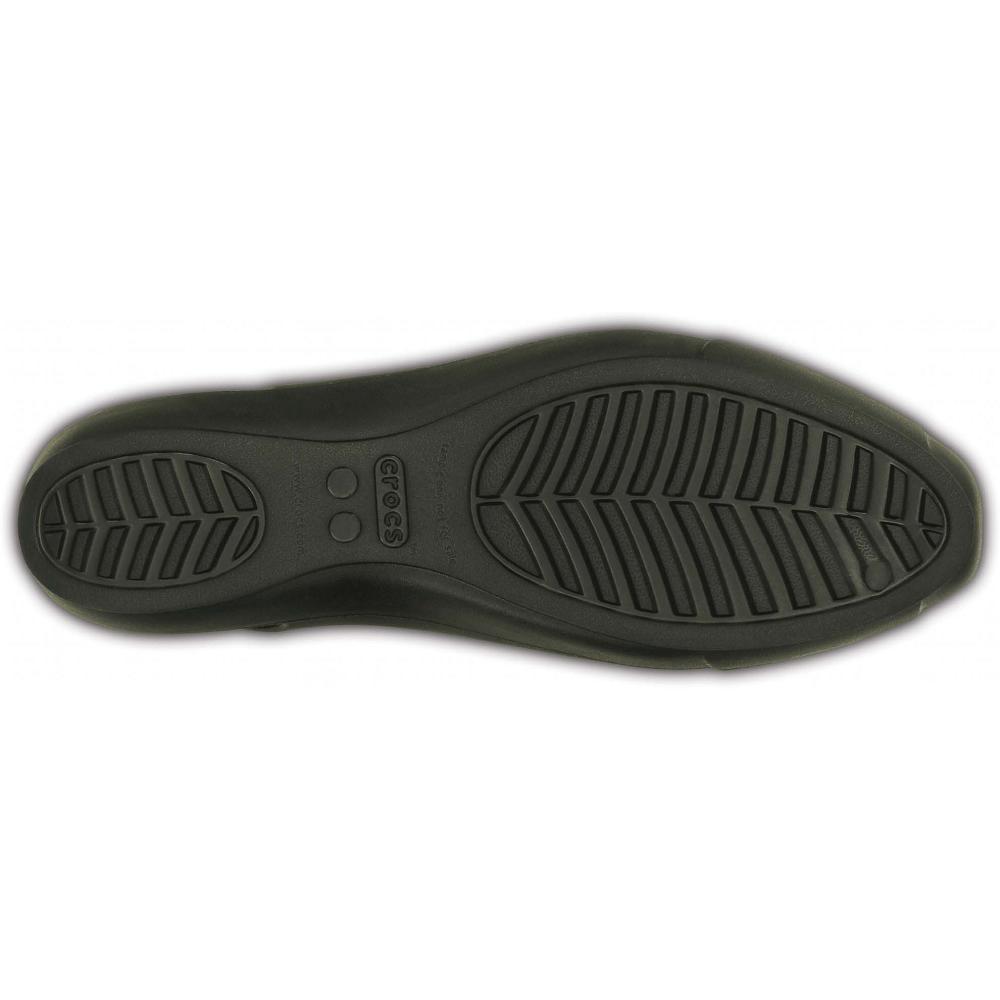 Crocs Sienna Women Flat Shoes Black | LRNFBI490