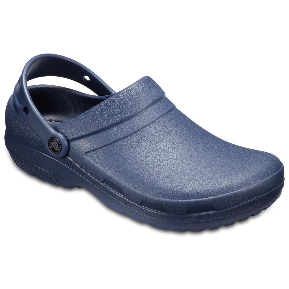 Crocs Specialist II Men Clogs Navy | JUOMPV751