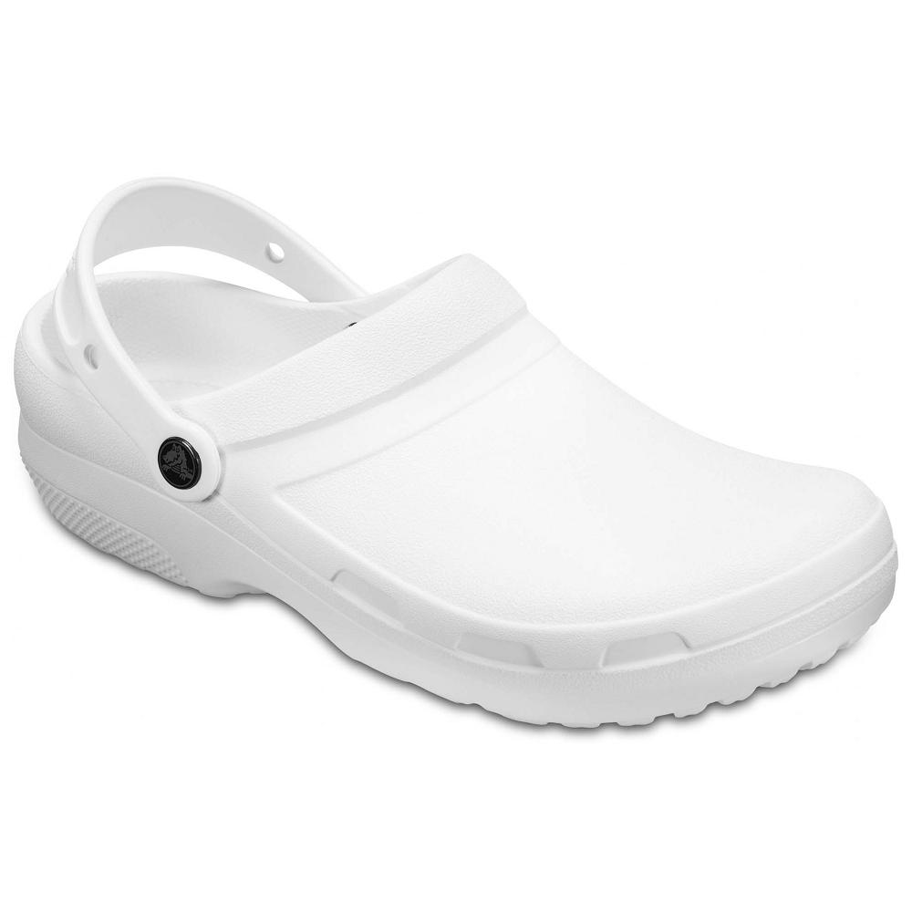 Crocs Specialist II Men Clogs White | IETVGP587