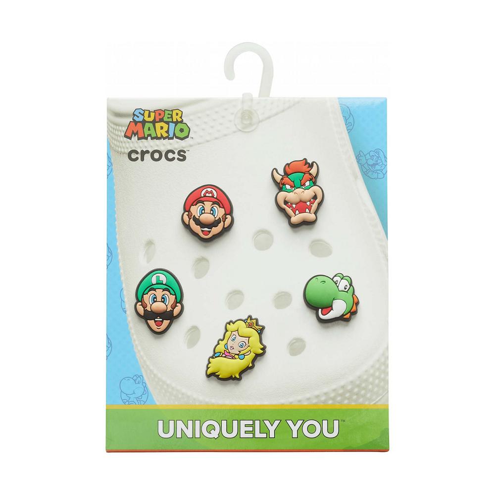 Crocs Super Mario 5New Zealand -Pack Kids\' Jibbitz Charms | ASXUCF864
