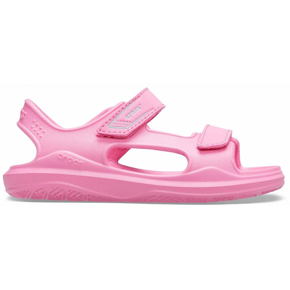 Crocs Swiftwater™ Expedition Kids' Sandals Pink | CSRJQZ261