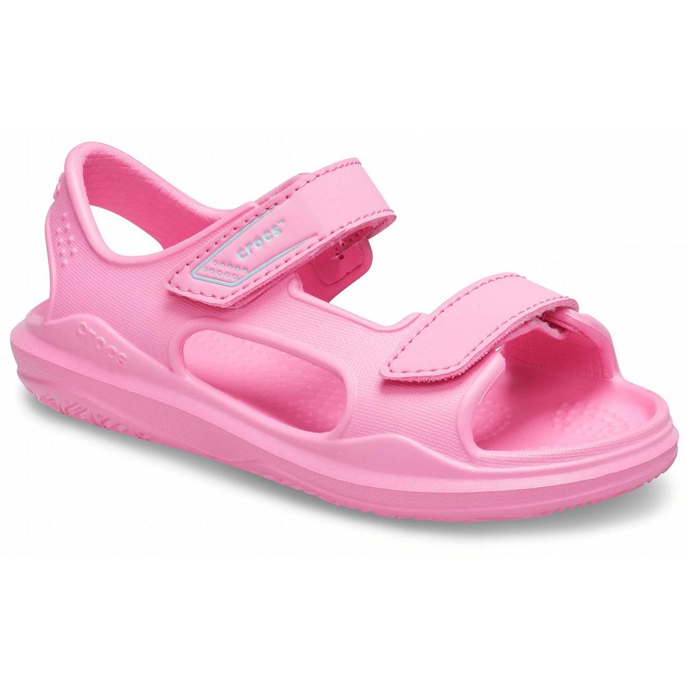Crocs Swiftwater™ Expedition Kids\' Sandals Pink | CSRJQZ261