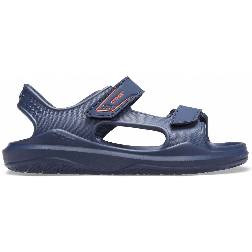 Crocs Swiftwater™ Expedition Kids' Sandals Navy | EUFOHN480
