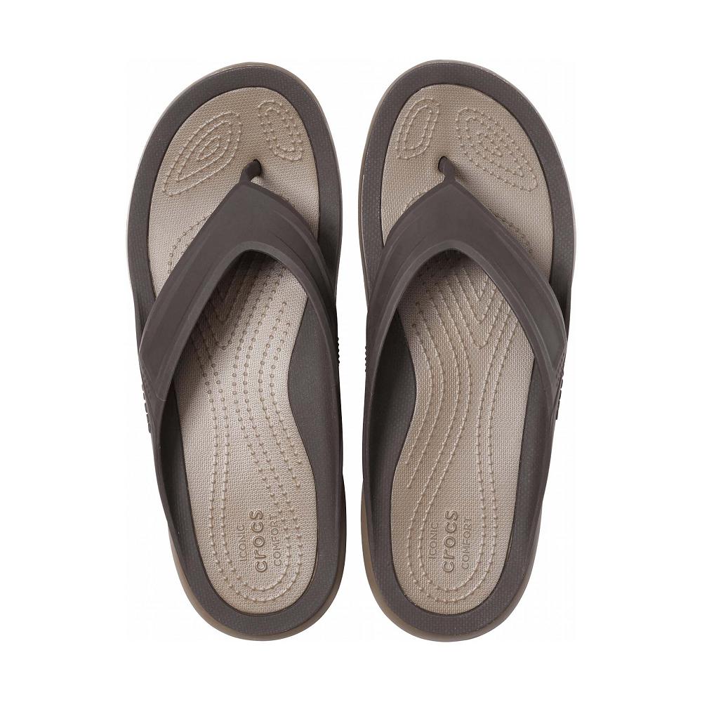 Crocs Swiftwater™ Wave Men Flip Flops Khaki | SHZWPL238