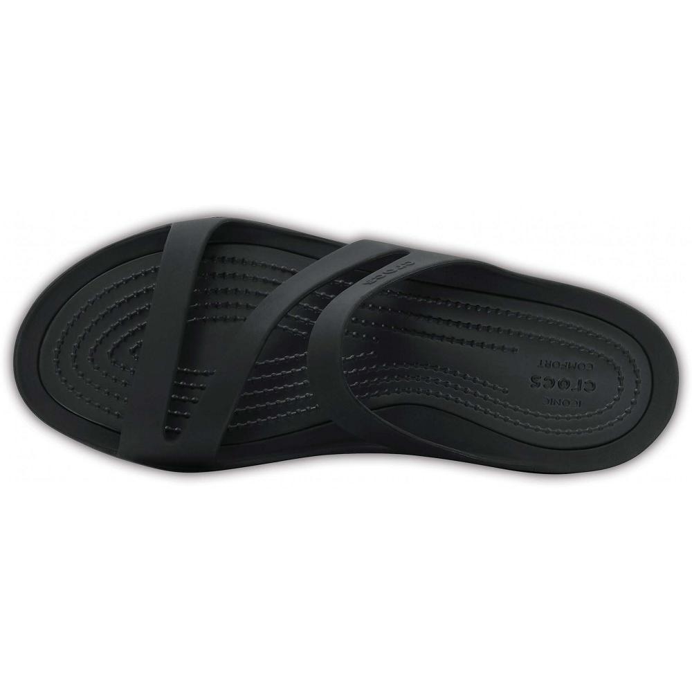 Crocs Swiftwater™ Women Slides Black | MQRHVW698