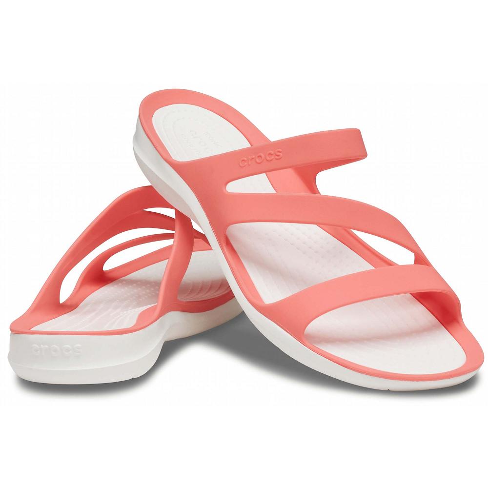 Crocs Swiftwater™ Women Slides Pink | EMBNAR148