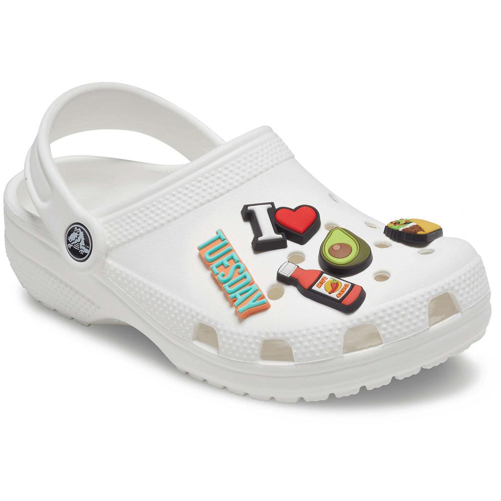 Crocs Taco Tuesday 5 Pack Men Jibbitz Charms | IDQBLX924