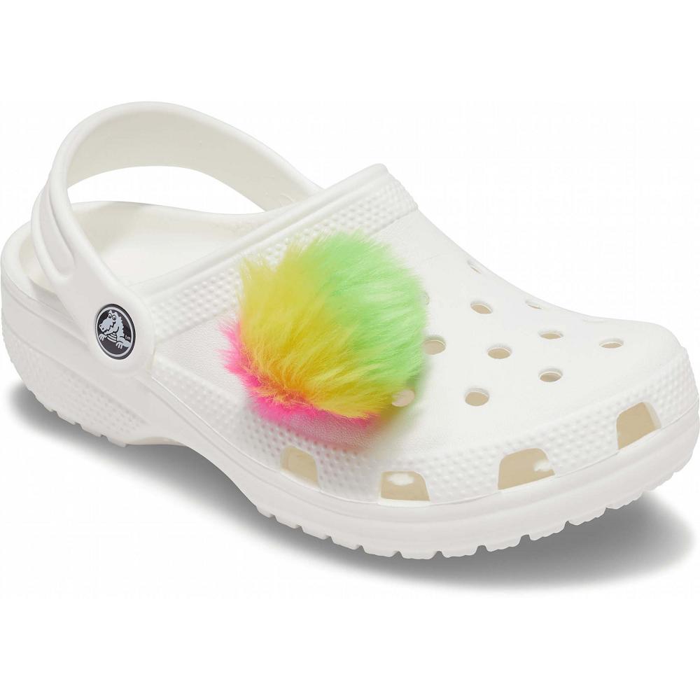 Crocs Tie Dye Puff Ball Women Jibbitz Charms | CIPALW701