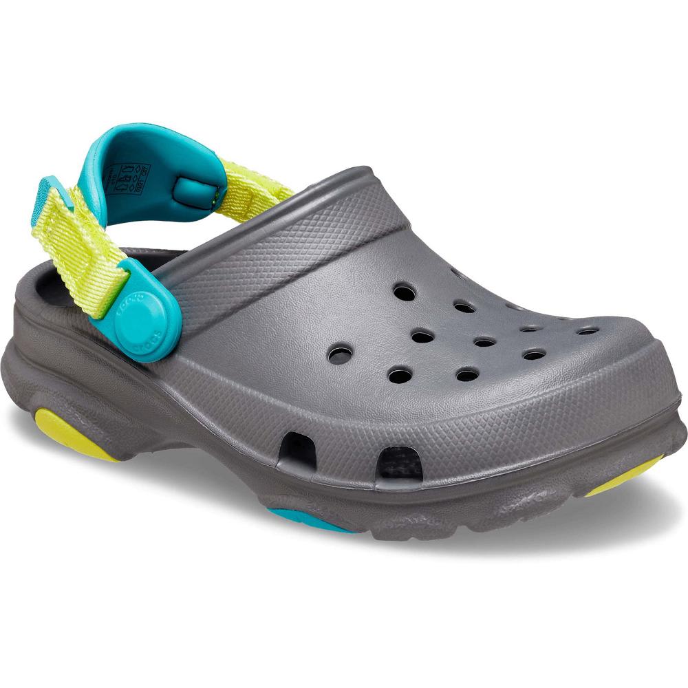 Crocs Toddler Classic AllNew Zealand -Terrain Kids\' Clogs Grey | JZNISQ495