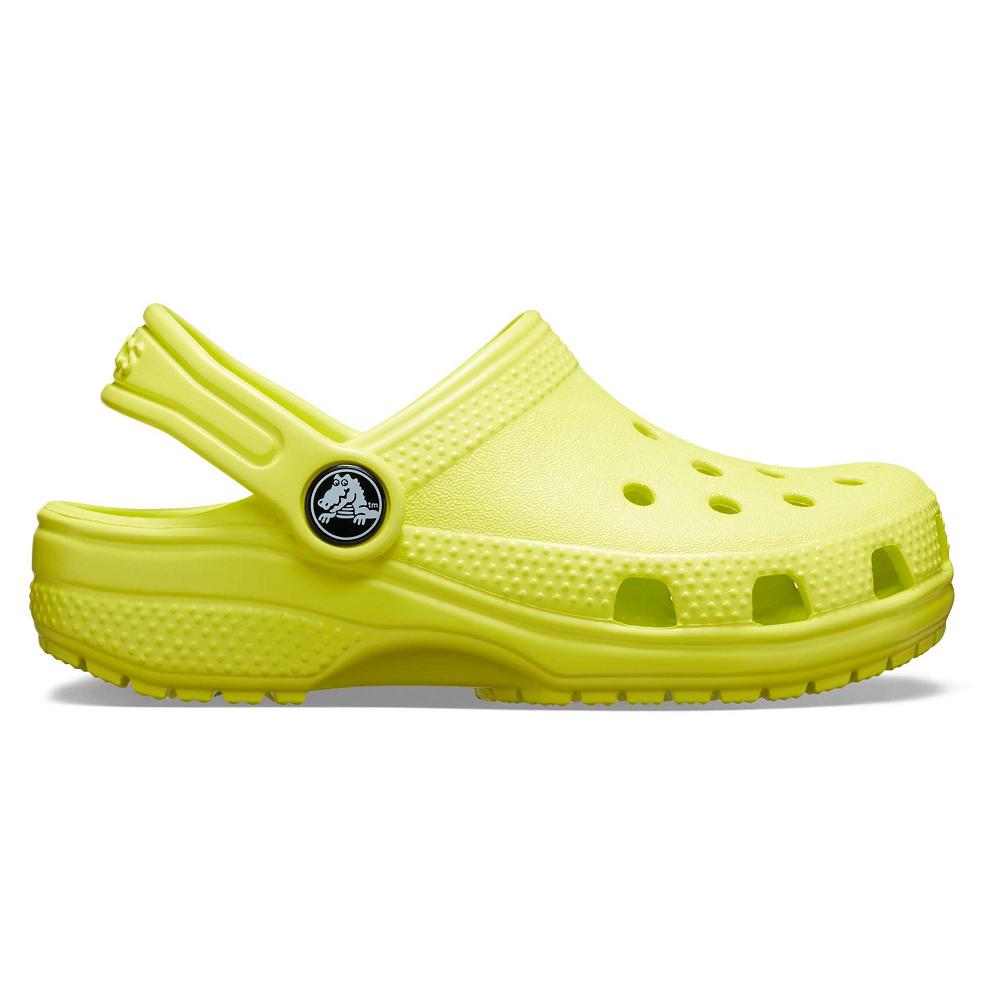 Crocs Toddler Classic Kids' Clogs Green | XDQPAS204