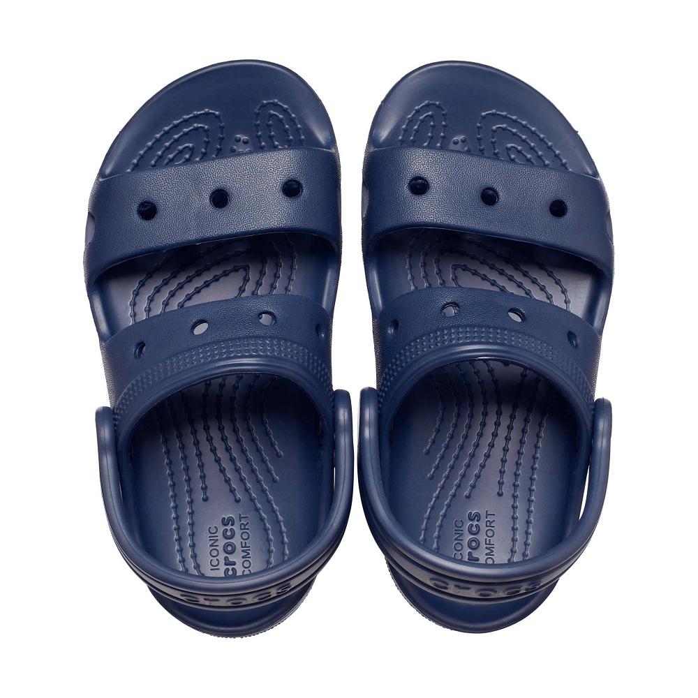 Crocs Toddlers' Classic Kids' Sandals Navy | WOMFUH305