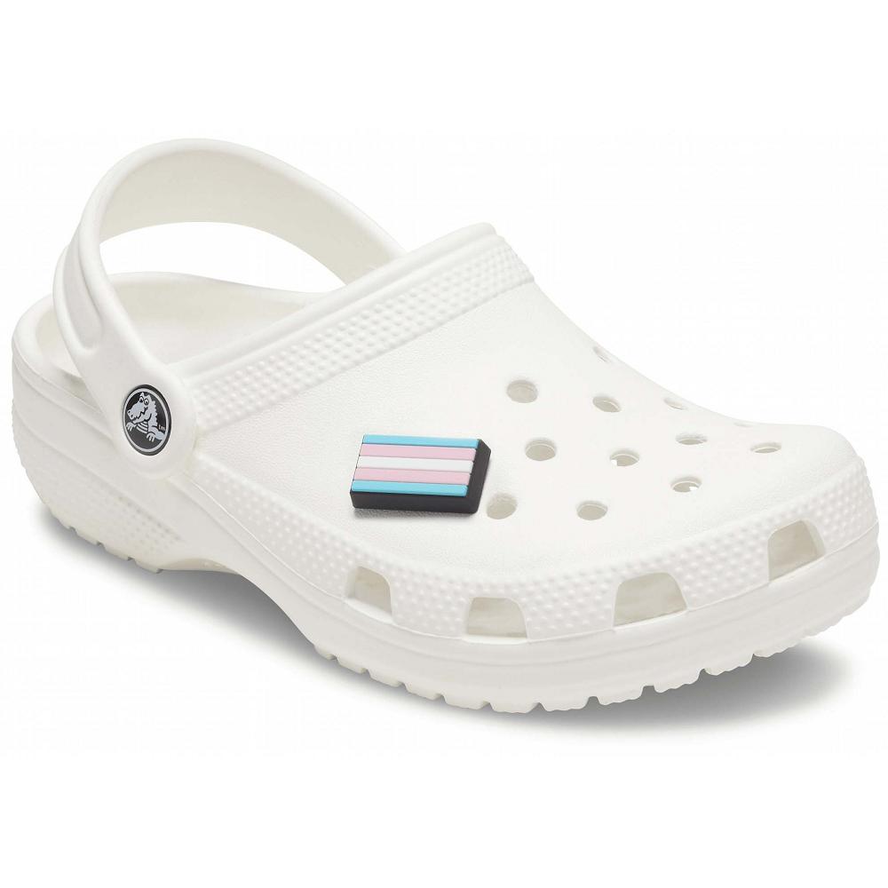 Crocs Transgender Flag Men Jibbitz Charms | WNVFQK650