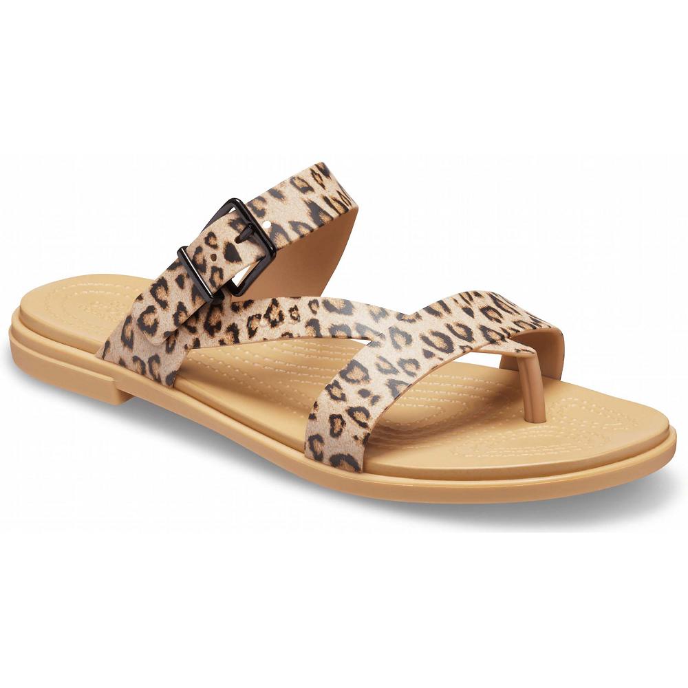 Crocs Tulum Toe Post Women Sandals Brown | RIFKCA436