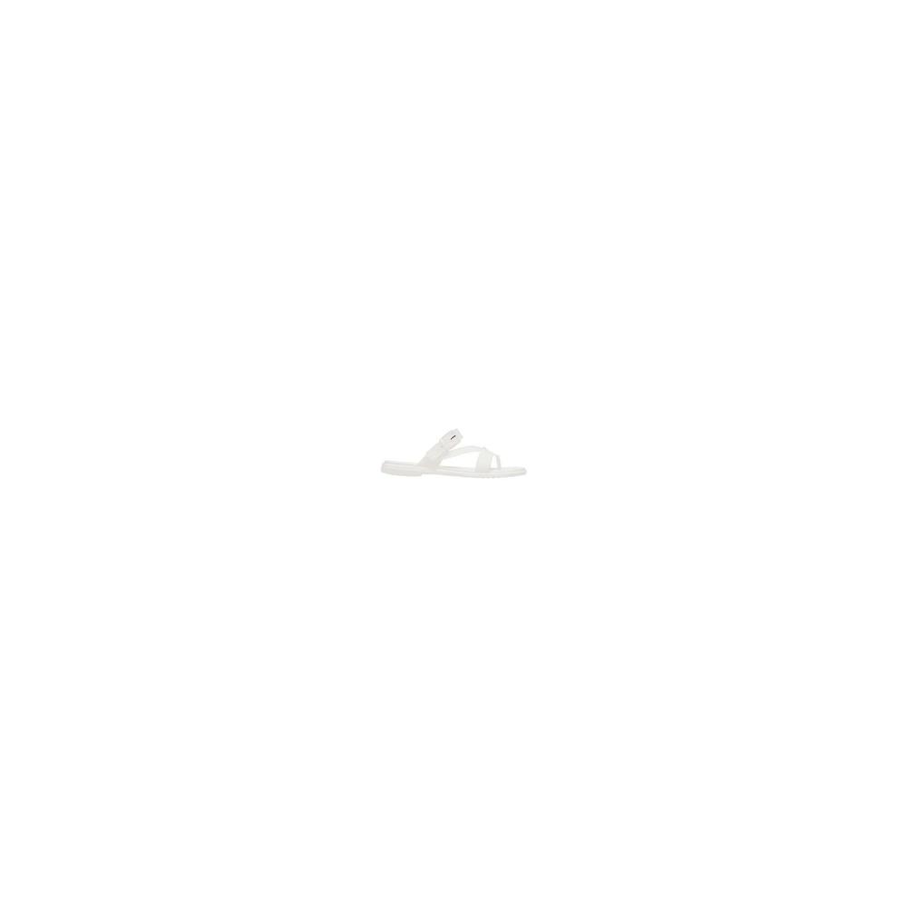 Crocs Tulum Translucent Toe Post Women Sandals White | FGQESW130