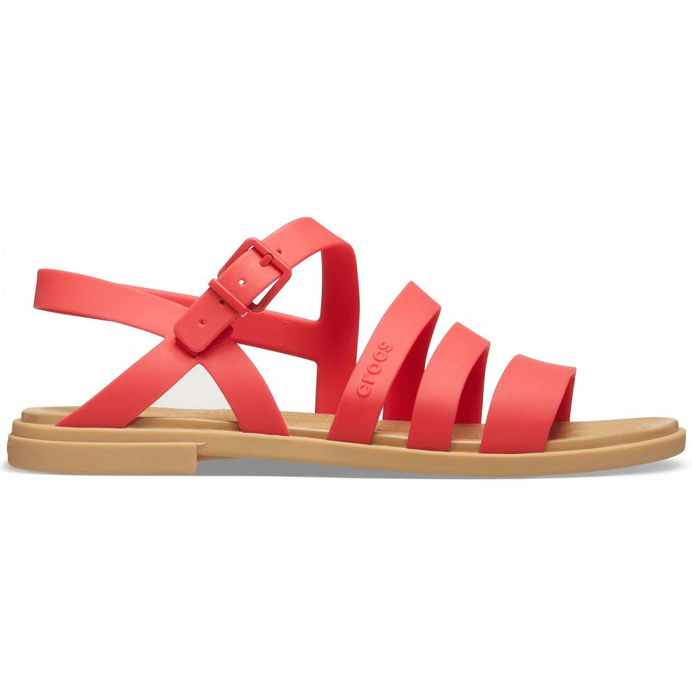 Crocs Tulum Women Sandals Red | GYKQVU436