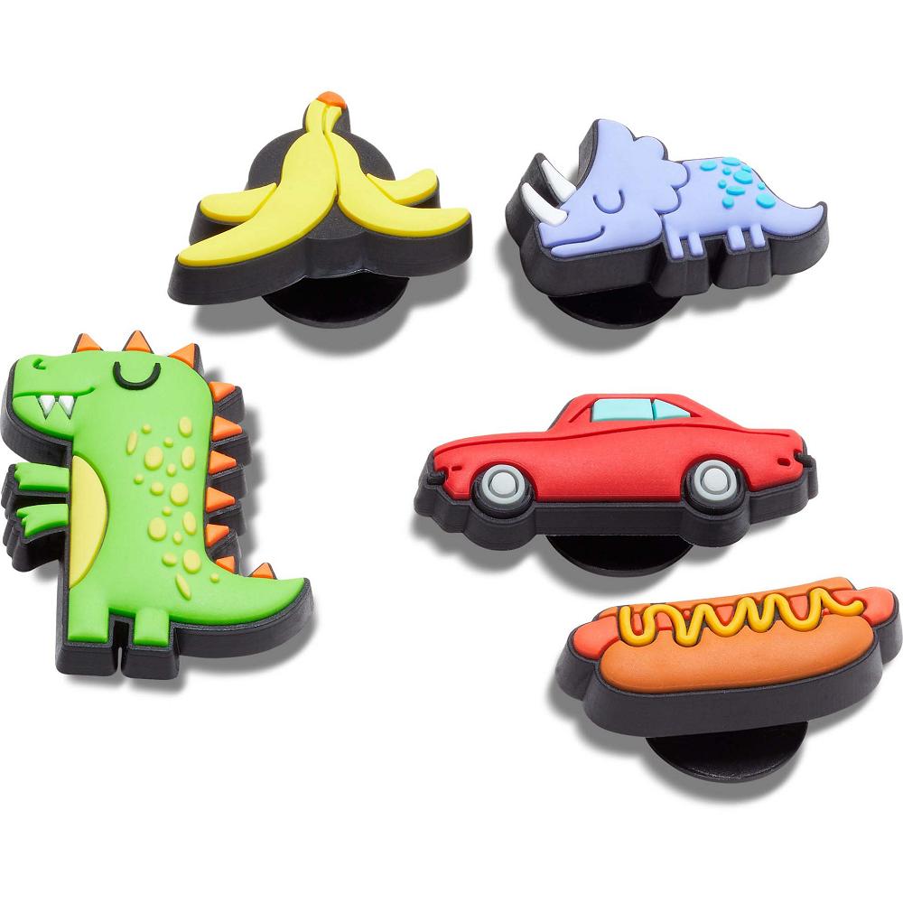 Crocs Young Boy Cartoons 5 Pack Men Jibbitz Charms | EXYHCM136